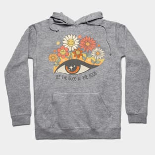 See the Good Eye with Flower Hoodie